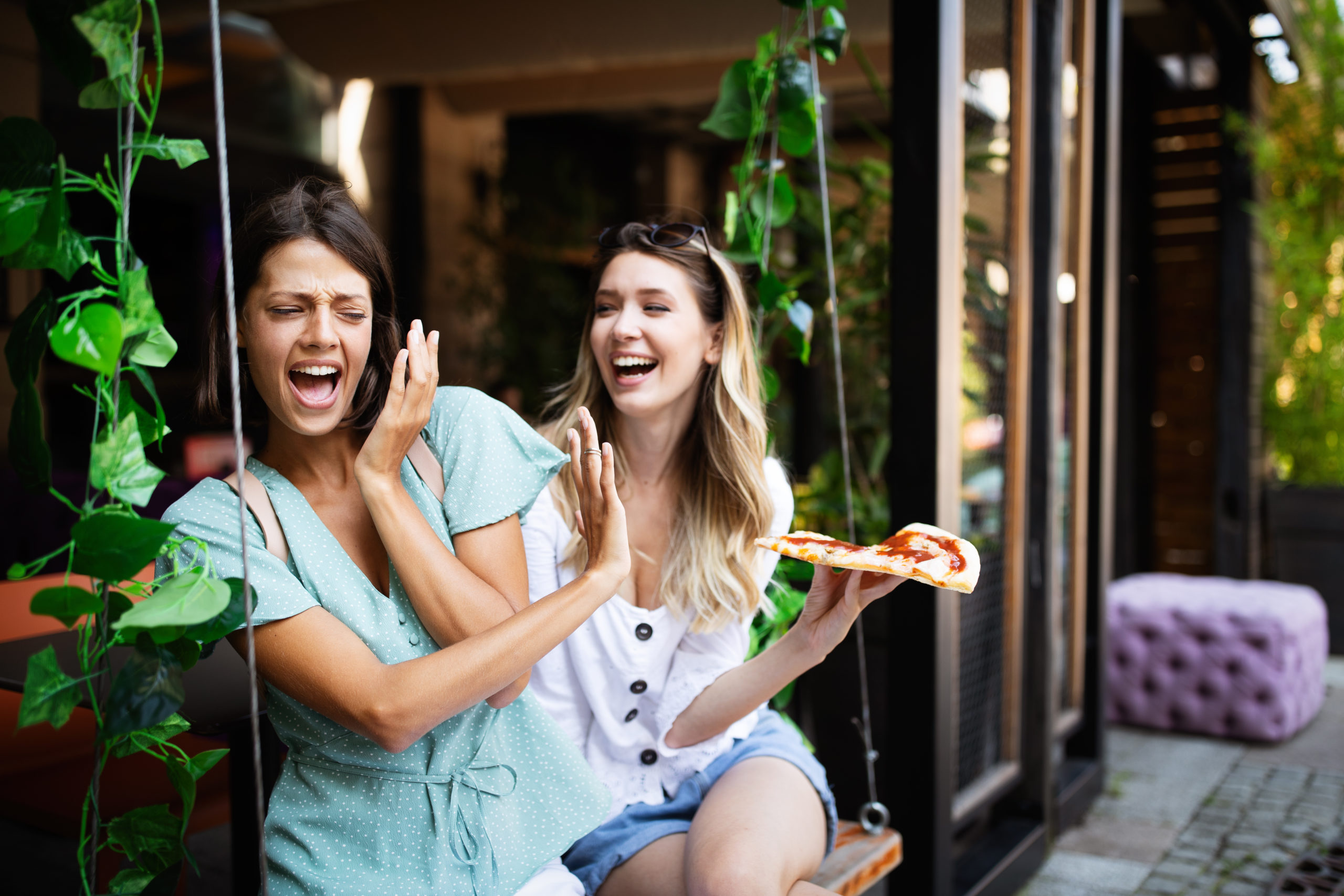 How Can Gluten Affect Your Health? 1 Woman rejecting unhealthy fast food because of gluten intolerance