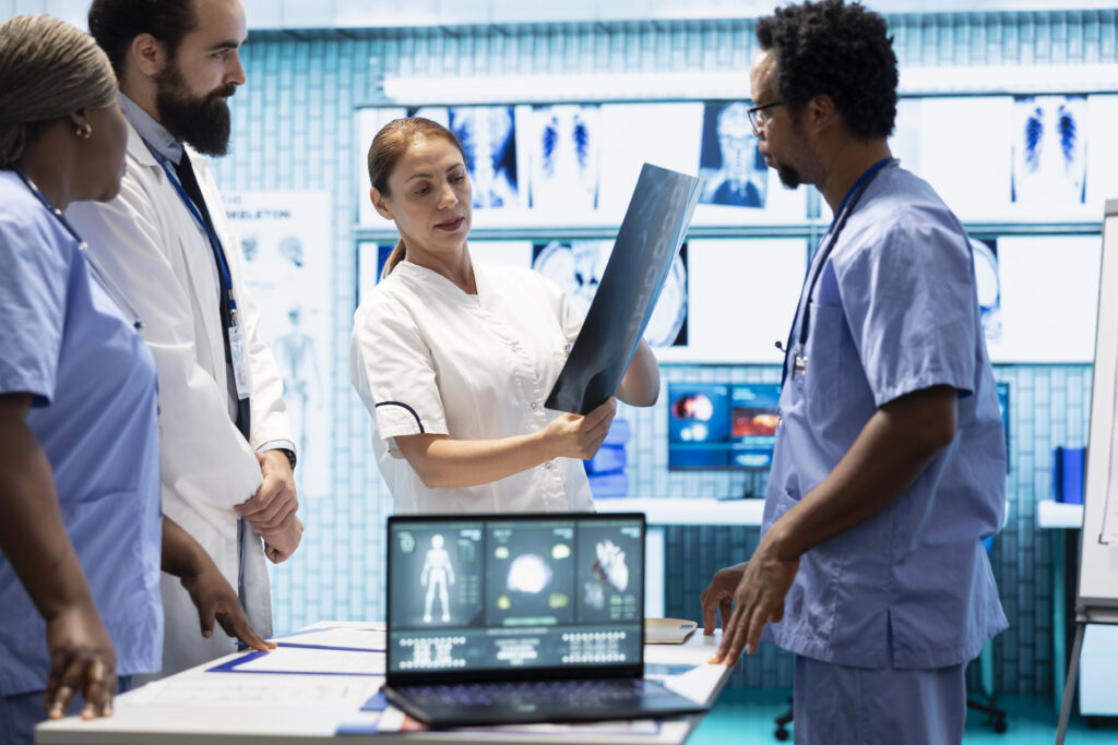 medical professionals collaborate on human anatomy 2025 02 20 00 04 37 utc